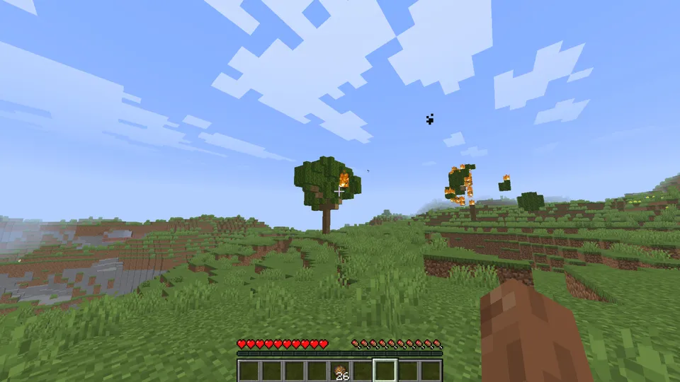 Throwing fireball — Minecraft data pak, rasm 3