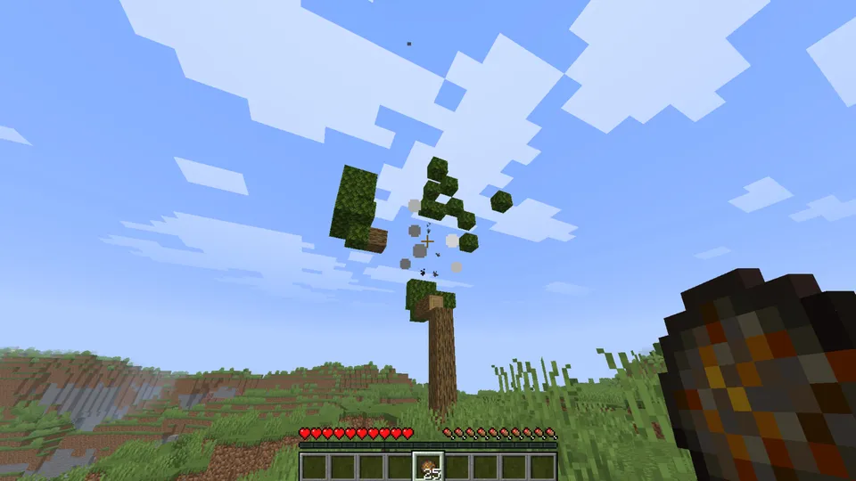 Throwing fireball — Minecraft data pak, rasm 4