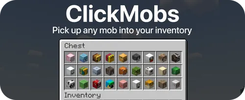 ClickMobs — Minecraft mod, rasm 1