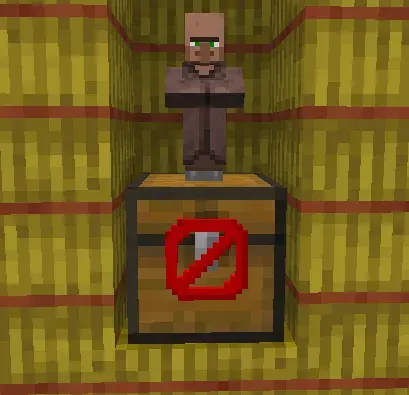 No chests in villages