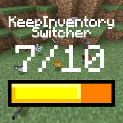 KeepInventory Switcher — Minecraft data pak, rasm 1