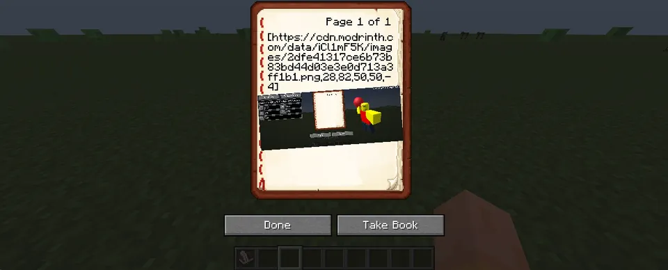 ImagineBook — Minecraft mod, rasm 3