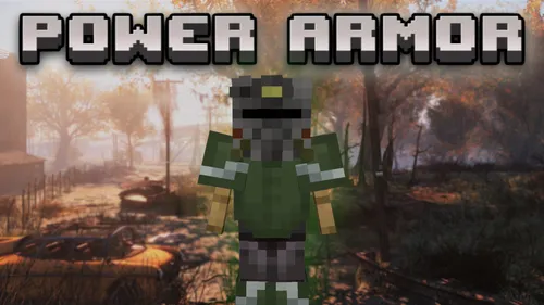 Minecraft uchun T-51B bronasi — Minecraft data pak, rasm 1