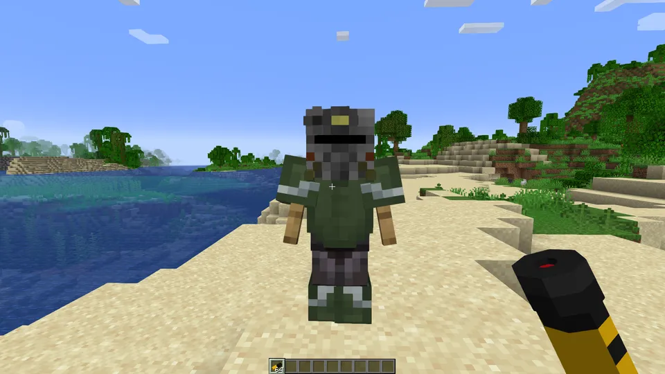 Minecraft uchun T-51B bronasi — Minecraft data pak, rasm 4