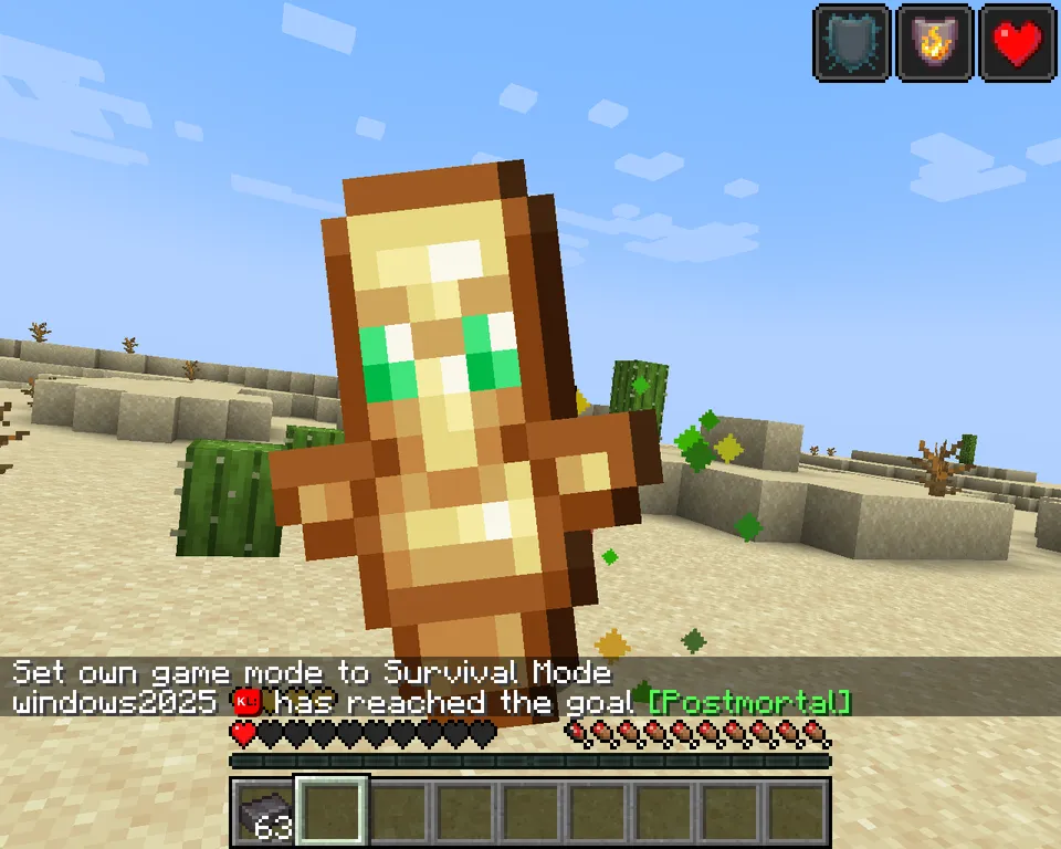 Totem of Undying (craft) — Minecraft data pak, rasm 2