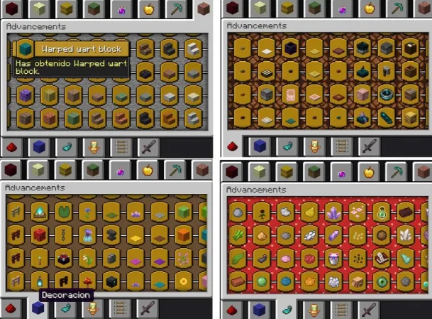 Har bir narsa uchun yutuqlar! — Minecraft data pak, rasm 3