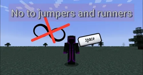 No to jumpers and runners — Minecraft data pak, rasm 1