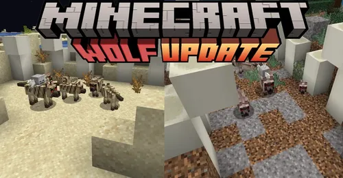 Wild Wolves — Minecraft data pak, rasm 1