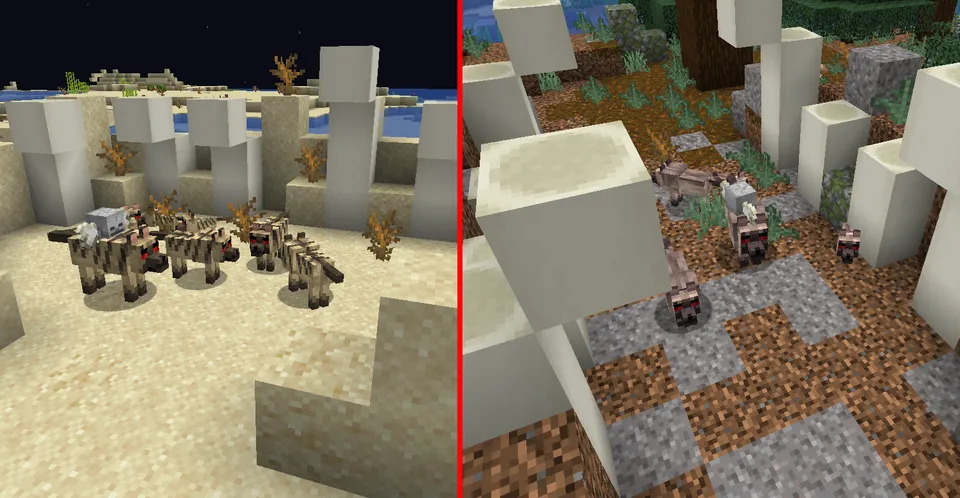 Wild Wolves — Minecraft data pak, rasm 3