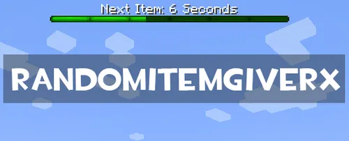 RandomItemGiverX — Minecraft data pak, rasm 1