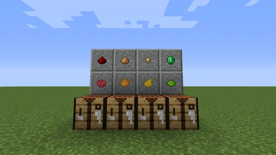 Mineral bo'yoqlar — Minecraft data pak, rasm 4