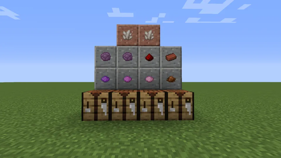 Mineral bo'yoqlar — Minecraft data pak, rasm 5