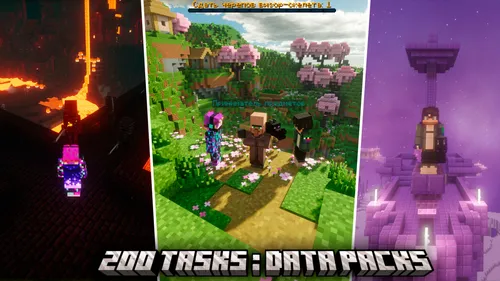 200 Tasks: Data Packs — Minecraft data pak, rasm 1