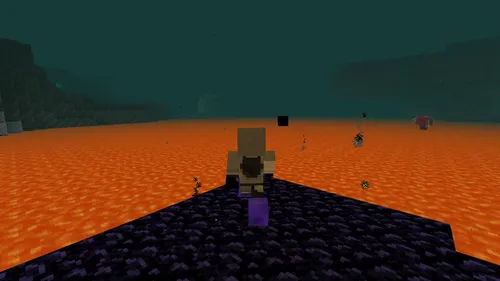 Netherite lava-yurish — Minecraft data pak, rasm 1