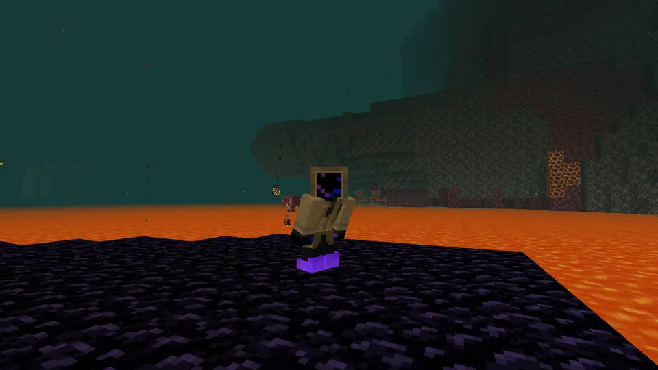 Netherite lava-yurish — Minecraft data pak, rasm 2