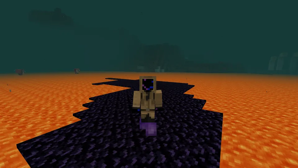 Netherite lava-yurish — Minecraft data pak, rasm 3
