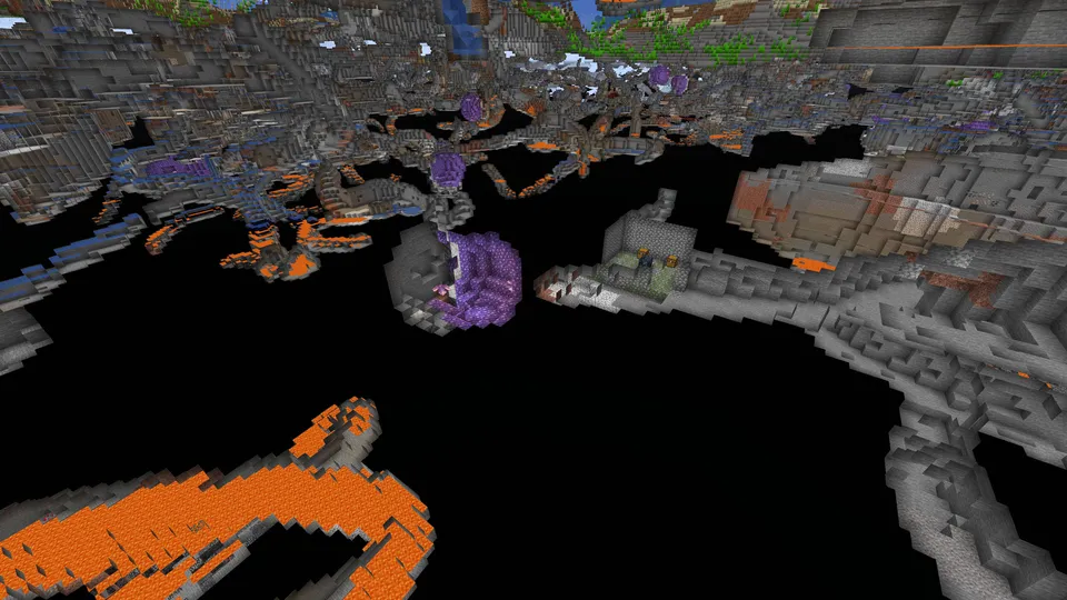 Old generation of caves — Minecraft data pak, rasm 2