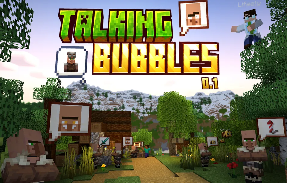 Talking Bubbles! — Minecraft data pak, rasm 2