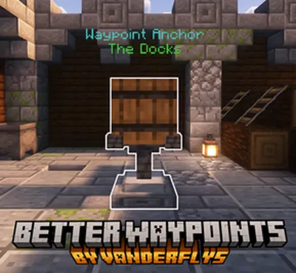 Better Waypoints — Minecraft data pak, rasm 1