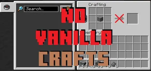 Disable Vanilla Crafts