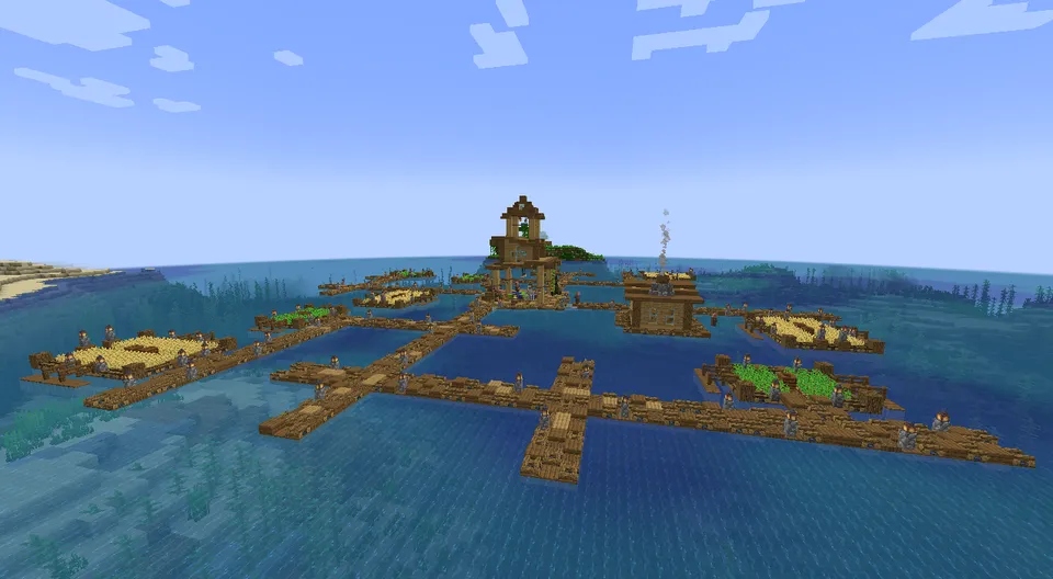 Tidal Towns — Minecraft data pak, rasm 2