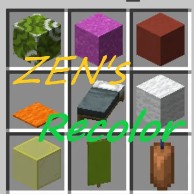 Recolored — Minecraft data pak, rasm 1