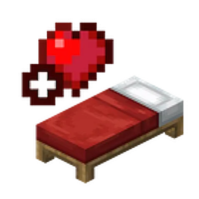Healing Bed — Minecraft data pak, rasm 1