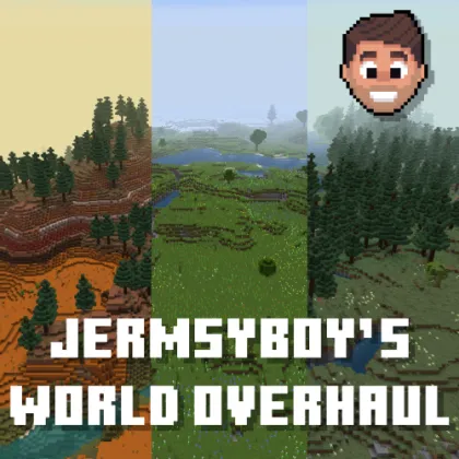 JermsyBoy's World Overhaul — Minecraft data pak, rasm 1