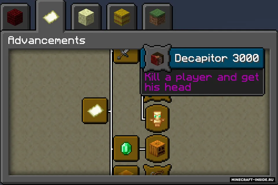 Player Heads Drop — Minecraft data pak, rasm 3