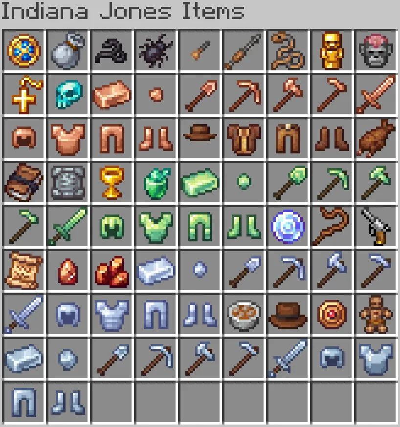Indiana Jones — Minecraft mod, rasm 3