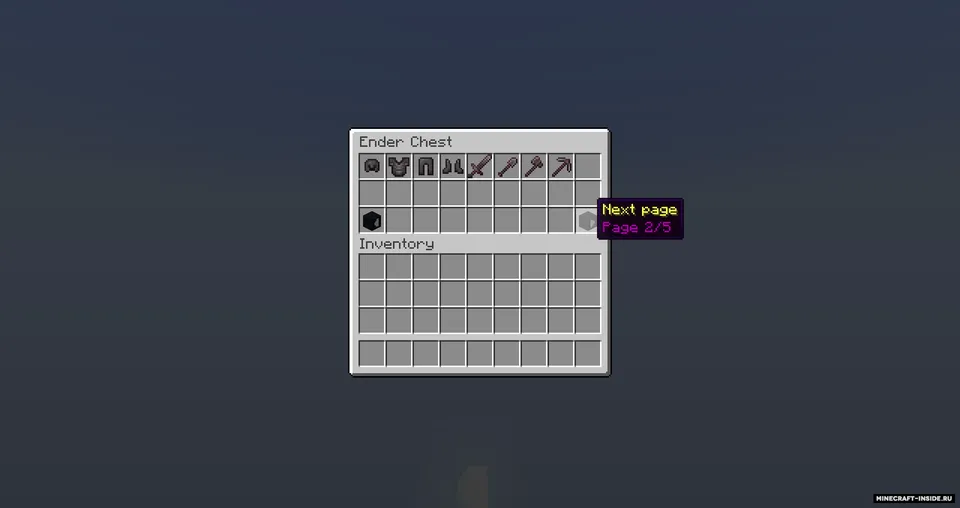 Ender chest+ v1.1 — Minecraft data pak, rasm 6