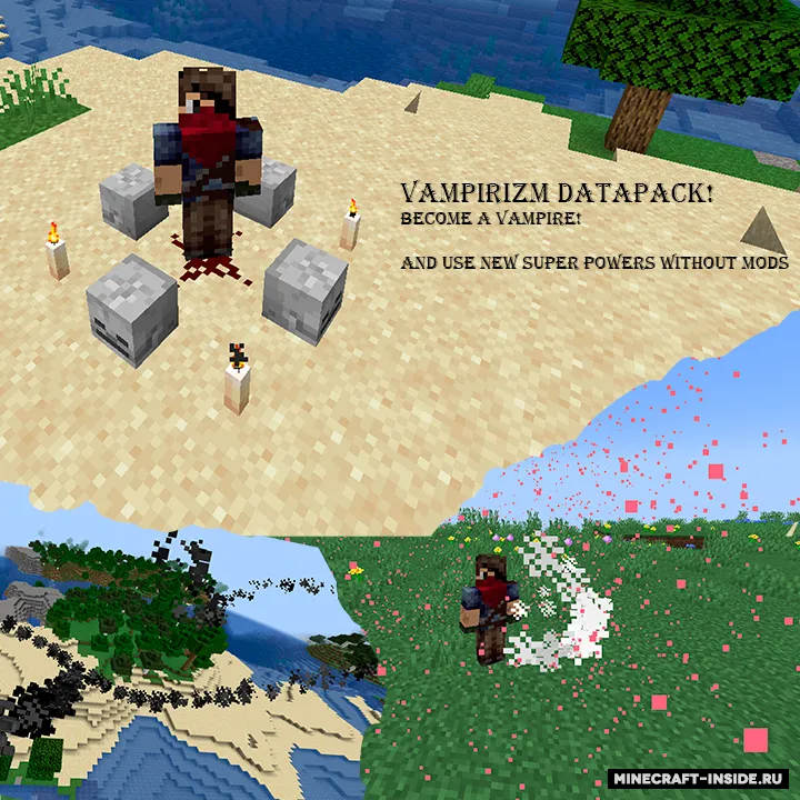 Vampirizm Datapack — Minecraft data pak, rasm 4