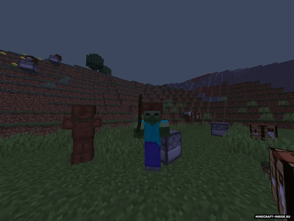 Moblar evolyutsiyasi - aqlli moblar — Minecraft data pak, rasm 3
