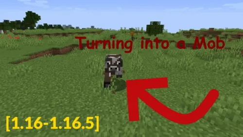 Turning into a Mob — Minecraft data pak, rasm 1