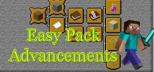 Easy Pack Advancements 1/5 — Minecraft data pak, rasm 1