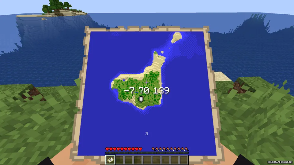 Map Coordinates — Minecraft data pak, rasm 2