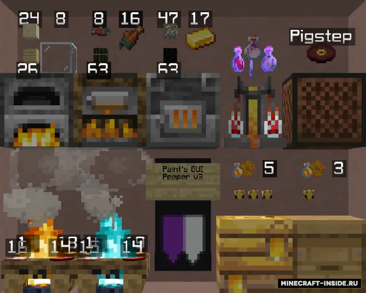 Paint's GUI Peeper — Minecraft data pak, rasm 2
