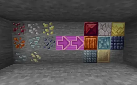 Ore to Block Addon