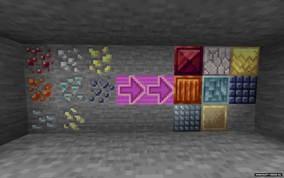 Ore to Block Addon — Minecraft data pak, rasm 2