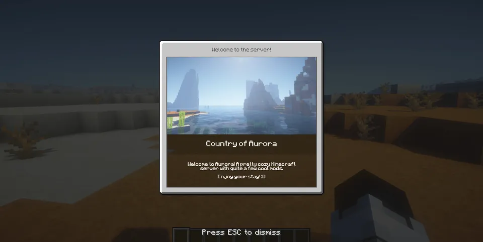 Server Notify — Minecraft mod, rasm 2