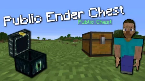 Public Chests — Minecraft data pak, rasm 1