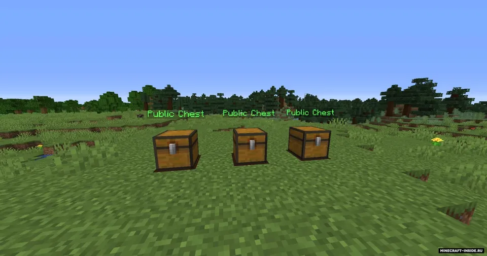 Public Chests — Minecraft data pak, rasm 3