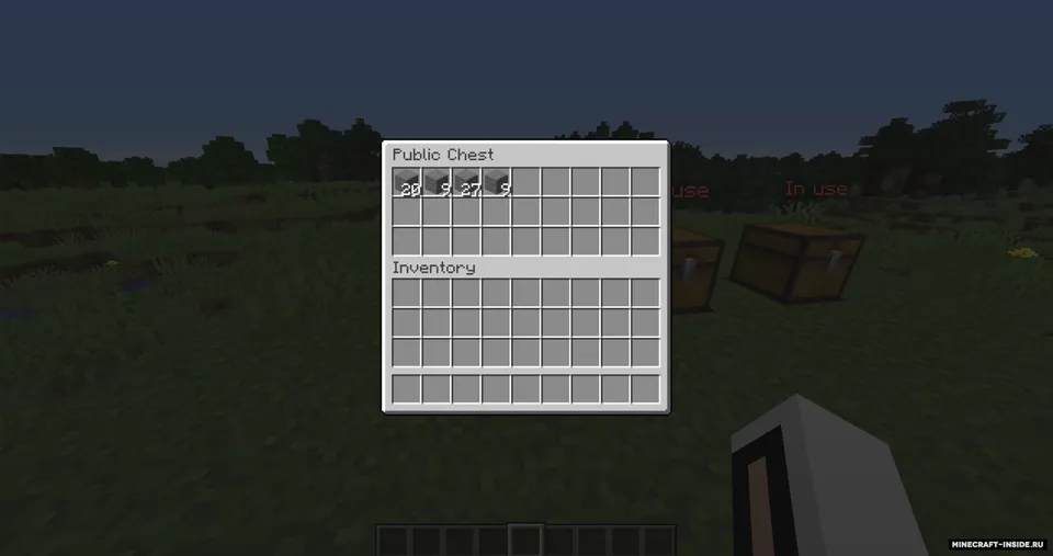 Public Chests — Minecraft data pak, rasm 4