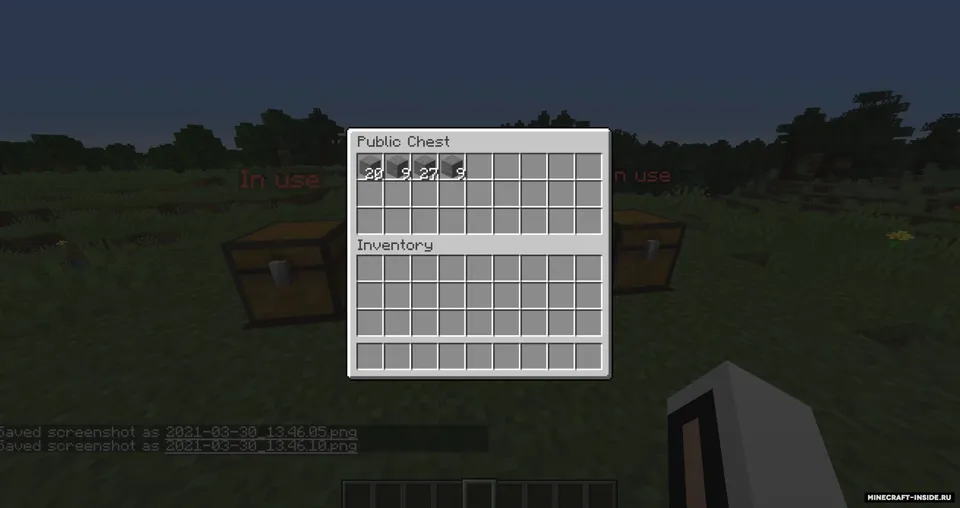 Public Chests — Minecraft data pak, rasm 5
