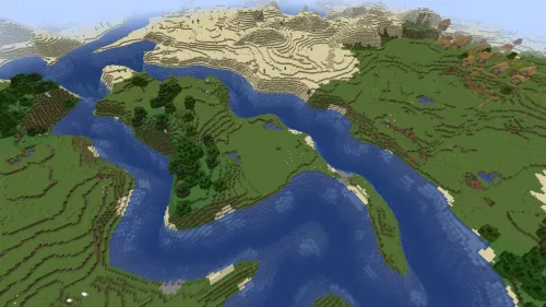 Huge Rivers — Minecraft data pak, rasm 1