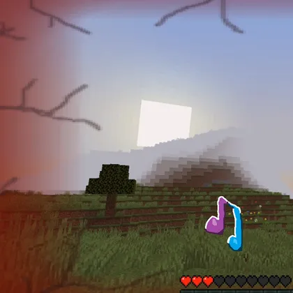 Low HP Indicators — Minecraft mod, rasm 1