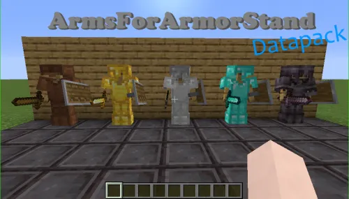 ArmsForArmorStand — Minecraft data pak, rasm 1