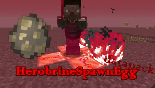 HerobrineSpawnEgg — Minecraft data pak, rasm 1