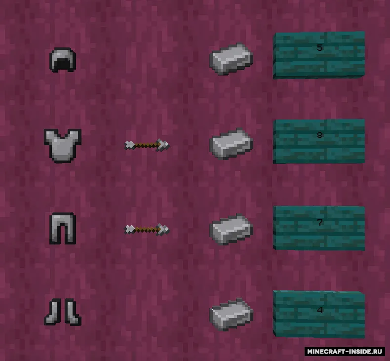 Armor and Tools Recycle by Fox — Minecraft data pak, rasm 3