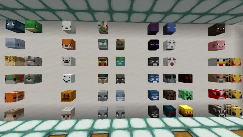 All Mob Heads — Minecraft data pak, rasm 1